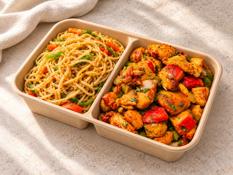 Salmon & Noodles Bento