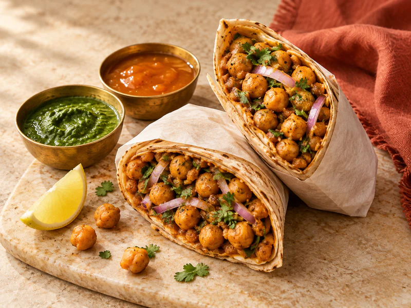 Channa (Chickpea) Frankie